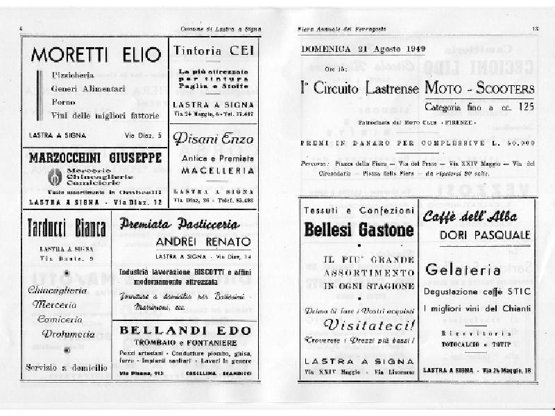 Fiera dell'Assunta a Lastra a Signa (1949)