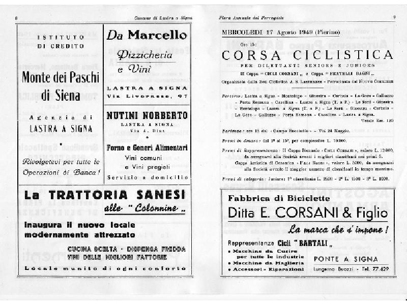 Fiera dell'Assunta a Lastra a Signa (1949)