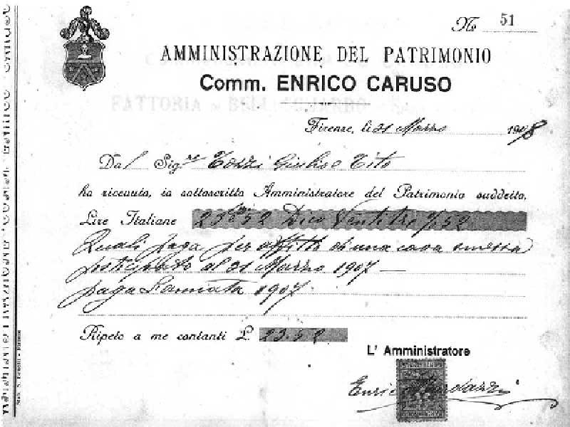 Amministrazione del patrimonio Comm. Enrico Caruso