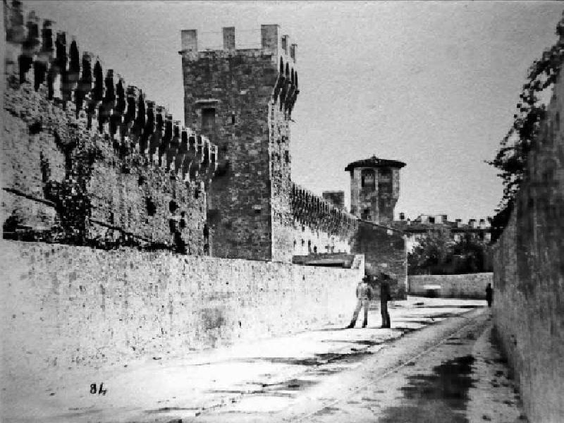 Mura di Lastra a Signa, Via 24 Maggio - anno 1890 circa