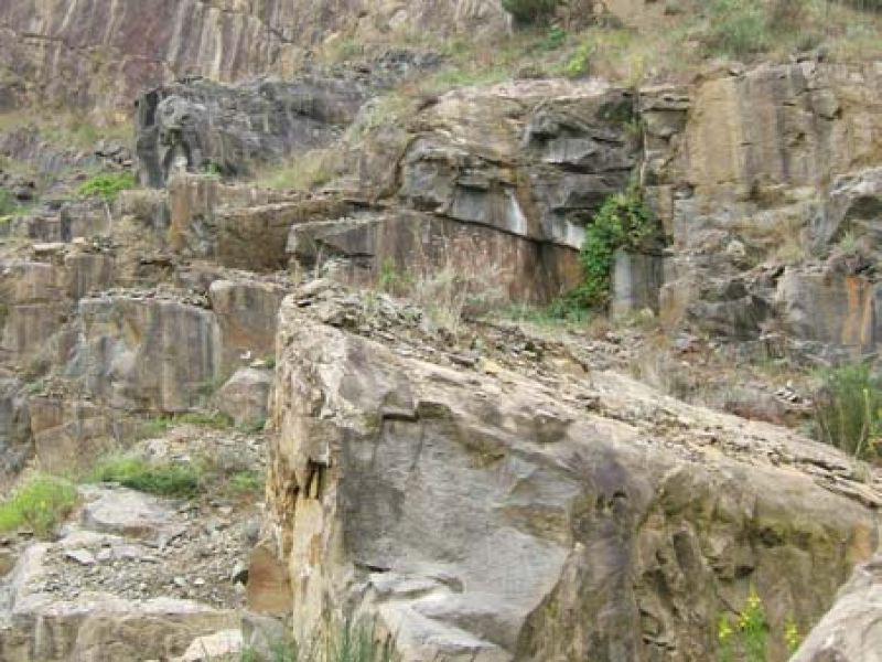 Paerticolare della cava Rio Macinaia