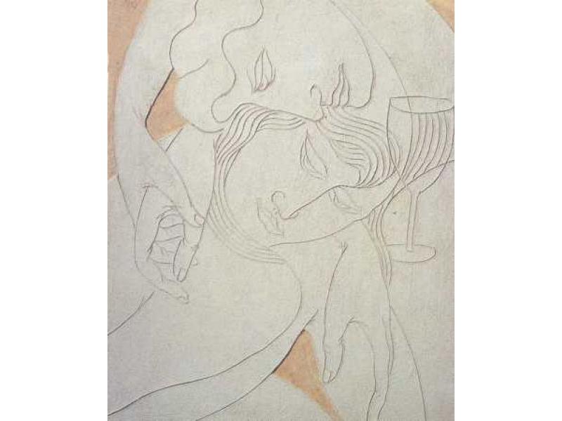 Innamorati 1990 graffito cm 50x60