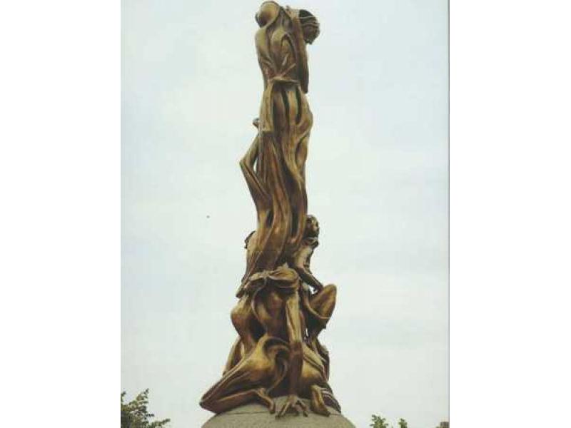 La solidarieta 1993 bronzo al. mt. 3,80