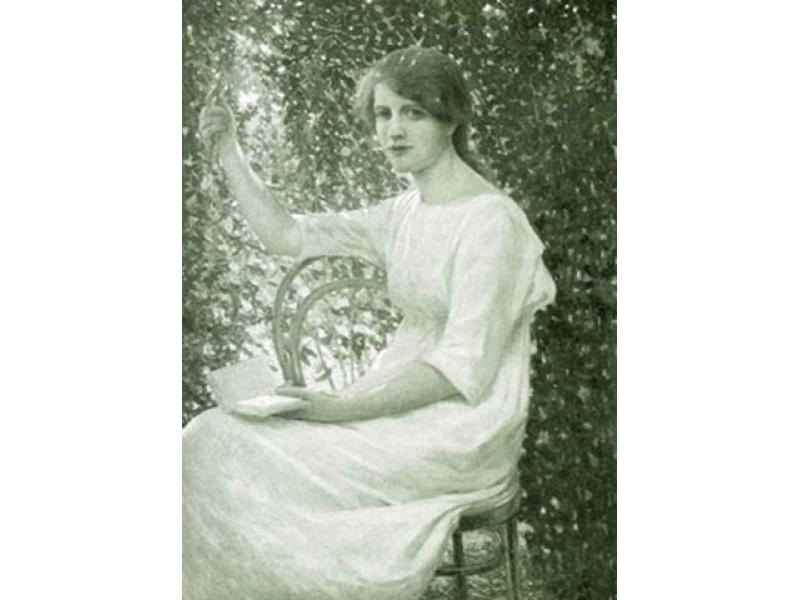 1919. Ritratto della figlia, Signa,olio su tela, 68x92