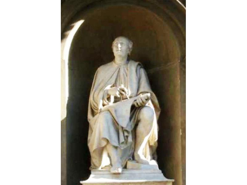Filippo Brunelleschi - Palazzo dei canonaci, Piazza Duomo, Firenze. Luigi Pampaloni (1830)