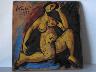 Piastrella con nudo di donna, 1977. Ceramica, cm. 33,5x33,5 (imm. 5 di 16)
