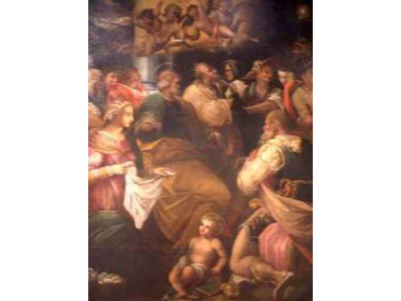 Adorazione dei Magi<br>M.Canfortini (XVII sec) | museo vicariale di San Martino a Gangalandi, Lastra a Signa