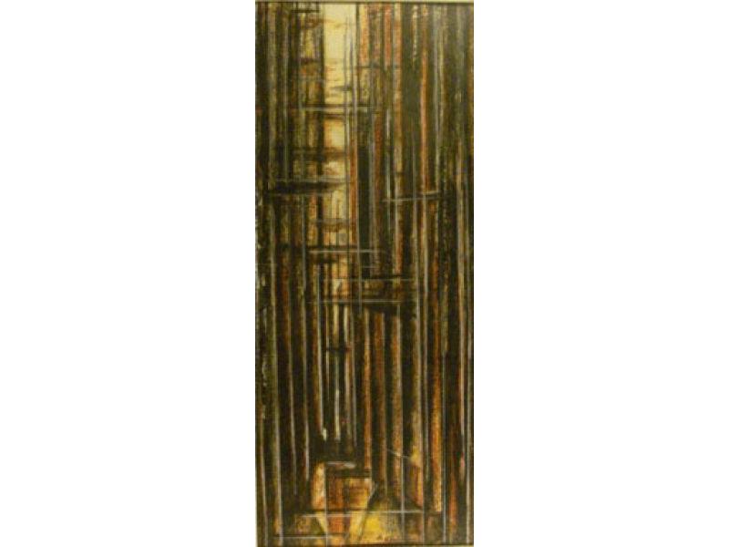 Abetaia, 1962 c. Tecnica mista su carta, cm. 86x37