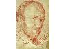 Autoritratto con barba, 1943. Matita rossa su carta, cm 42x29 (imm. 4 di 16)
