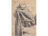 Pastrano e cappello, 1948. Matita su carta, cm 22x14,5 (imm. 6 di 16)