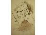Serena che scrive, 1970. China su carta, cm. 47x33 (imm. 15 di 16)