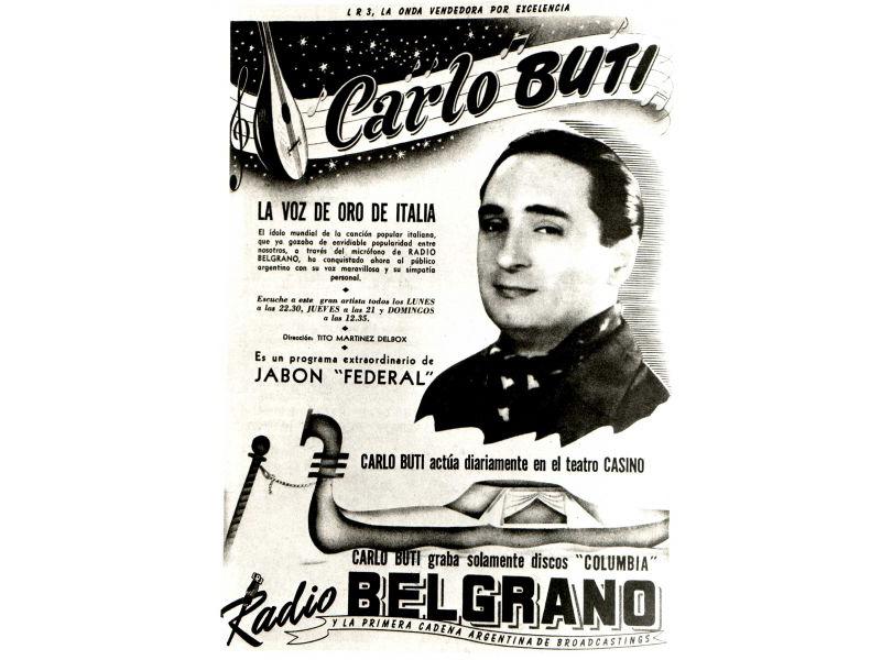 Pubblicità della radio Argentina (1930 circa)