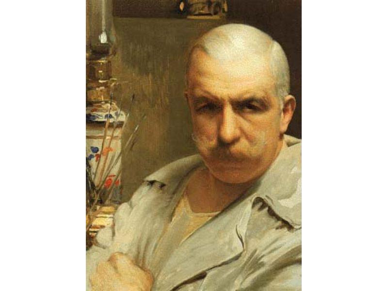 Autoritratto (1913 Galleria degli Uffizi)| Vittorio Corcos
