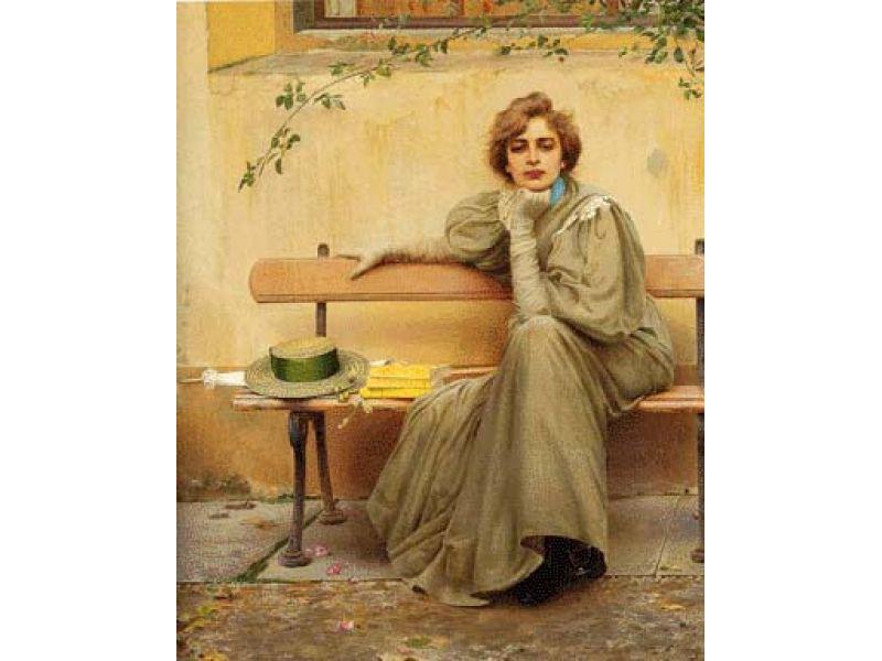 Sogni (1896 Roma.Galleria arte moderna e contemporanea)| Vittorio Corcos