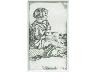 Bimba seduta,1926,<br> matita su carta, mm. 150x85 (imm. 2 di 17)