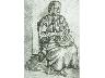 Nonna Carlotta,1915 c.,<br> matita su carta, mm. 174x125 (imm. 12 di 17)