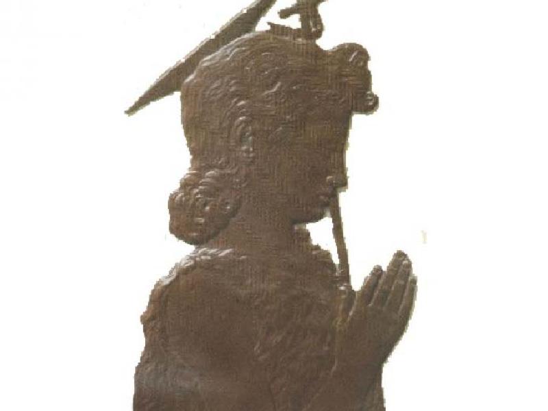 San Luca Evangelista, anni Venti, gesso, cm.40