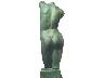 Torso di Venere (Omaggio a Maillol), 1955 c., terracotta bronzata verde, cm. 51 (retro) (imm. 2 di 45)