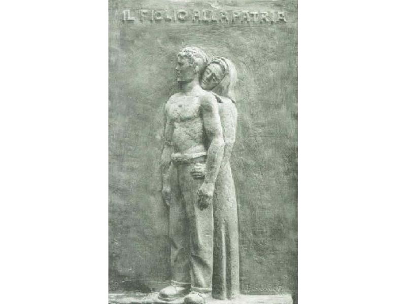 Il Figlio alla Patria. Bozzetto per monumento in bassorilievo ai Caduti (Ub.Ign.)