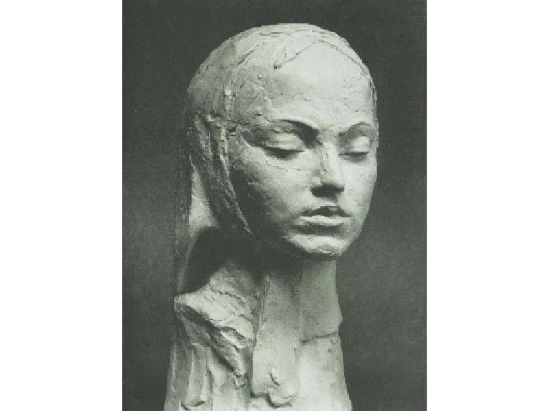 Paola, 1964, modello in creta, cm. 34