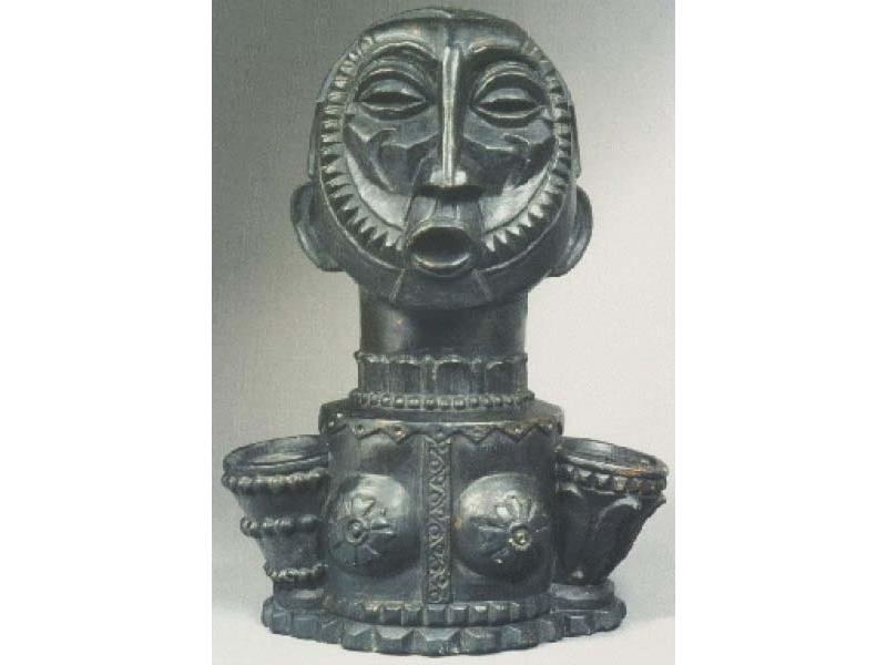 Idolo negro, 1935, gesso patina nera, cm. 35