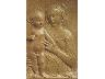 Madonna col Bambino, bassorilievo in terracotta patinata, cm. 43,5 (imm. 9 di 17)