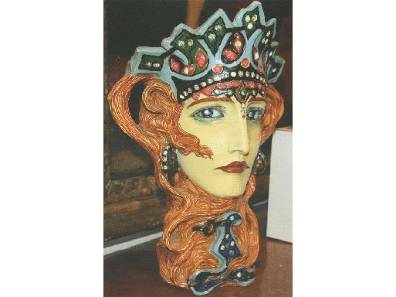 Marchesa Casati, 1920 c., vaso in ceramica, Fondazione Cavallini Sgarbi - Rho