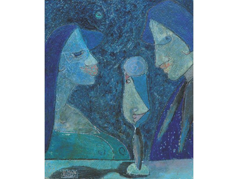 Il terzo è nel bicchiere - cartone-30x25-10-05