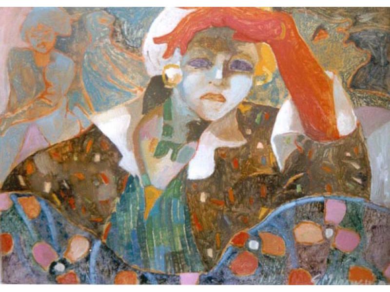 Olio su cartoncino cm.50x70 -1987