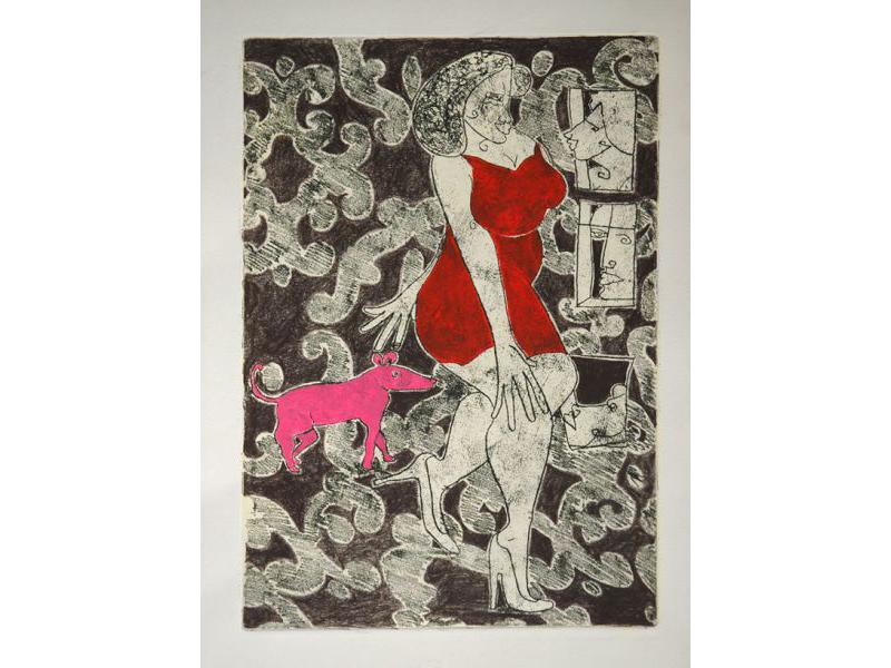Penelope - acquaforte e acquatinta cm 33x23