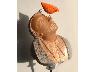 1 un lonfo terracotta e argento h.cm55 (imm. 1 di 9)