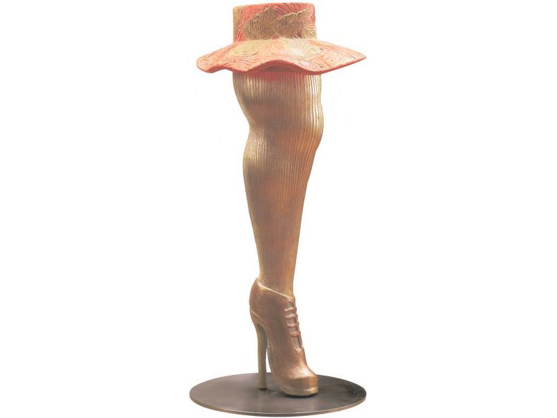 Bondage - terracotta e legno - h.cm80