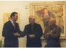 2002 Ponsacco -Brunetti, Giovanni Maranghi con i critici Maurizio Vanni e Tommaso Paloscia (imm. 25 di 27)