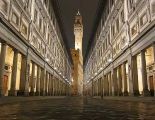 Loggiato degli Uffizi in Firenze
