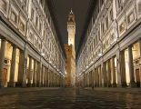 Loggiato degli Uffizi in Firenze
