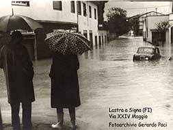 Alluvione 4 novembre 1966, Lastra Centro storico