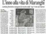 Giovanni Maranghi, articoli Corriere di Firenze