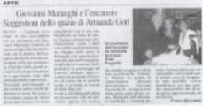 LA NAZIONE per Armanda Gori 21 XII 2001