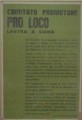 1966 Comitato promotore PRO LOCO di LASTRA