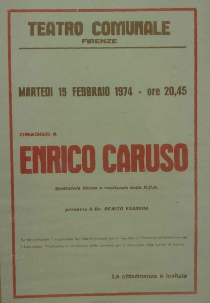 1974 Omaggio ad Enrico Caruso