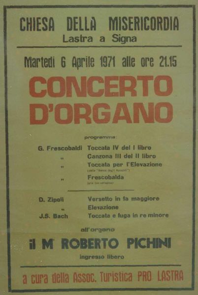 1972 (28 Marzo) Concerto di organo