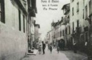 Porto di Mezzo. Via Pisana lato di ponente - 1913 (Lastra a Signa)