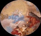 Sant`Antonio Abate e la Vergine V.Meucci (XVIII sec). Compagnia di S.Antonio Abate, Chiesa di Sant'Ilario, Lastra a Signa, 2007
