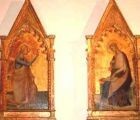Vergine annunziata e Angelo Annunziatore - Ambito Lorenzo Monaco XV sec | museo vicariale di San Martino a Gangalandi, Lastra a Signa