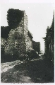 Torre d`angolo e fianco del castello - 1900 | Malmantile
