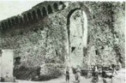 La mura del XV secolo. foto 1915 | Malmantile