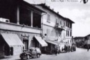 Lastra a Signa, Via Livornese fra La Posta e il Campino - 1950