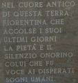 Abazia di Settimo, Sepoltura di Dino Campana foto 2011