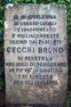 BRUNO CECCHI<br>VIGLIACCAMENTE<br>UCCISO DAI FASCISTI



