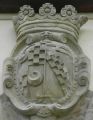 Villa delle Selve, stemma con le insegne degli Strozzi e dei Salviati  foto  2012